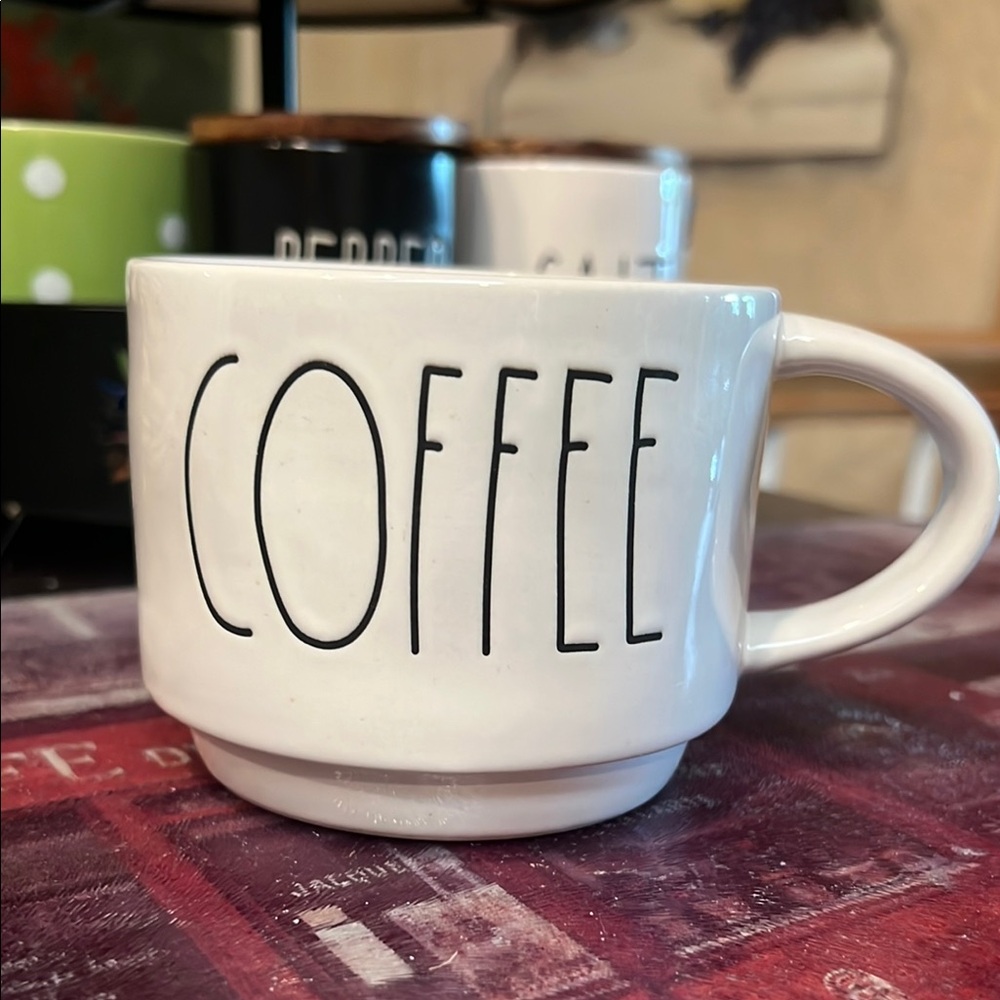 Rae Dunn White Coffee Mug - Picture 3 of 4